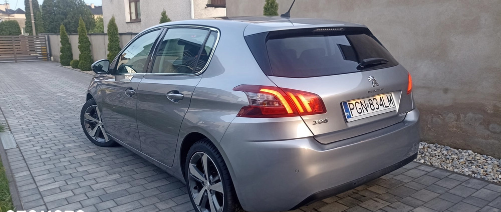 Peugeot 308 cena 41900 przebieg: 48000, rok produkcji 2017 z Gniezno małe 106